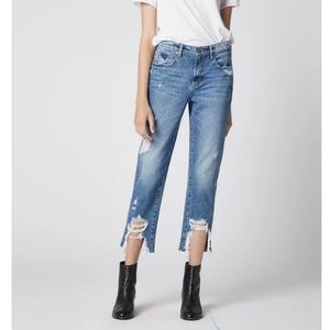 Blank NYC - The Madison Crop Distressed Denim - Size 27